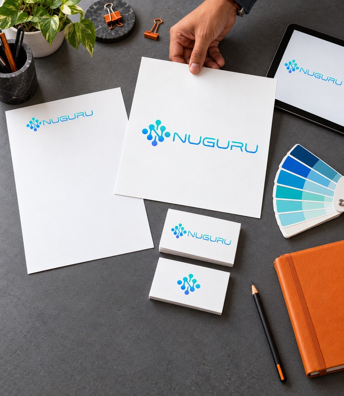 Nuguru brand identity by Ardent